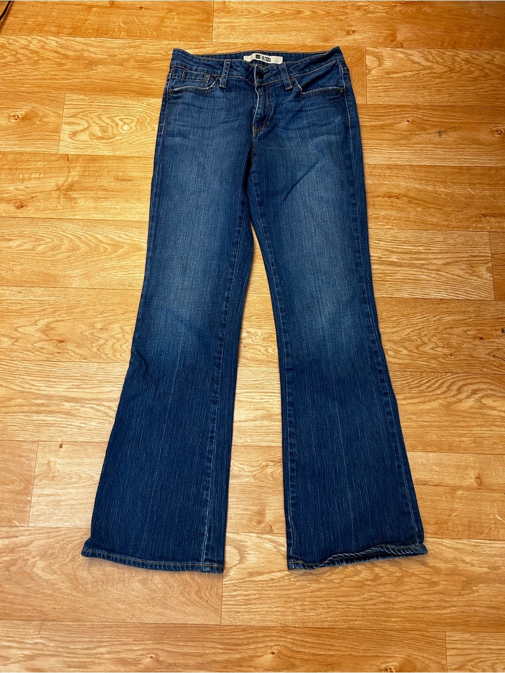 GAP Women's Dark Blue Flared Jeans